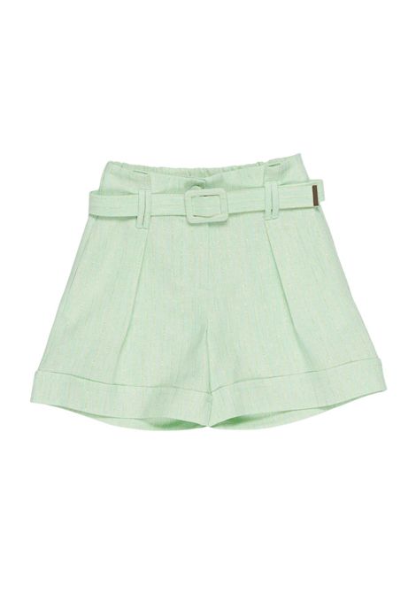 Shorts con cintura Lù-Lù BY MISS GRANT | LL4235MENTA